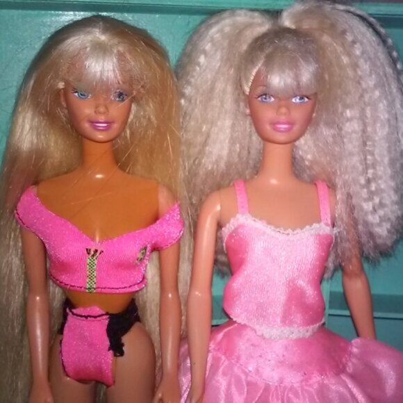 Barbie & skipper doll twirlin beach splash 90s - Picture 4 of 8